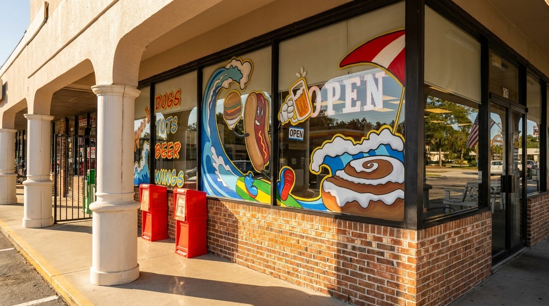 A local joint on a barrier island